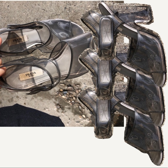 Vintage Prada lucite heels - Picture 5 of 5